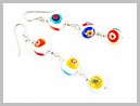 Lou Boucles d'oreilles Verre Murano